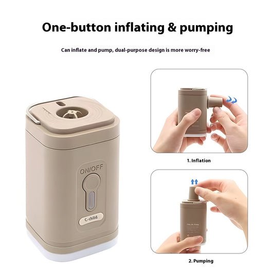 2-in-1 Smart Camping Tool – Light & Air Pump in One