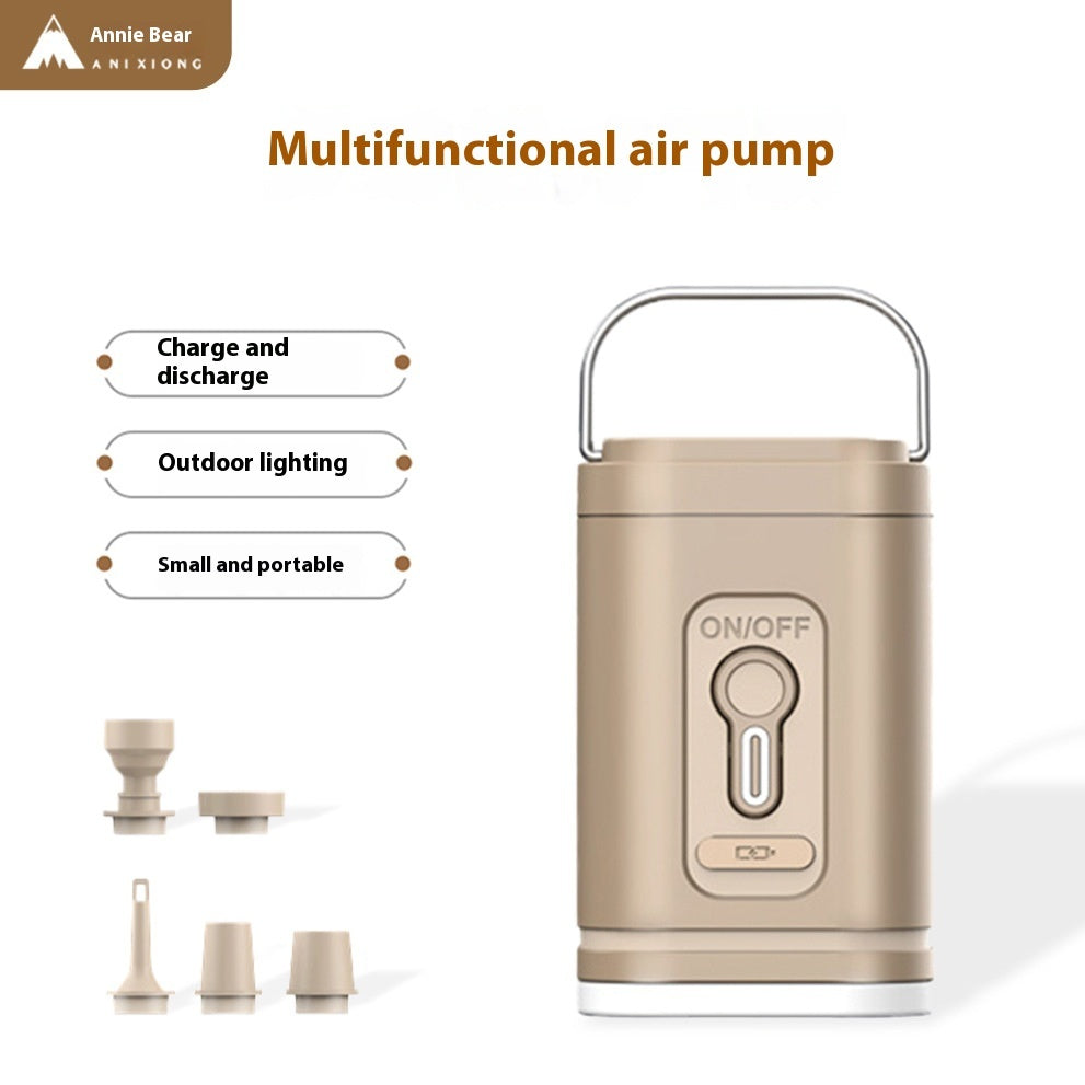 2-in-1 Smart Camping Tool – Light & Air Pump in One